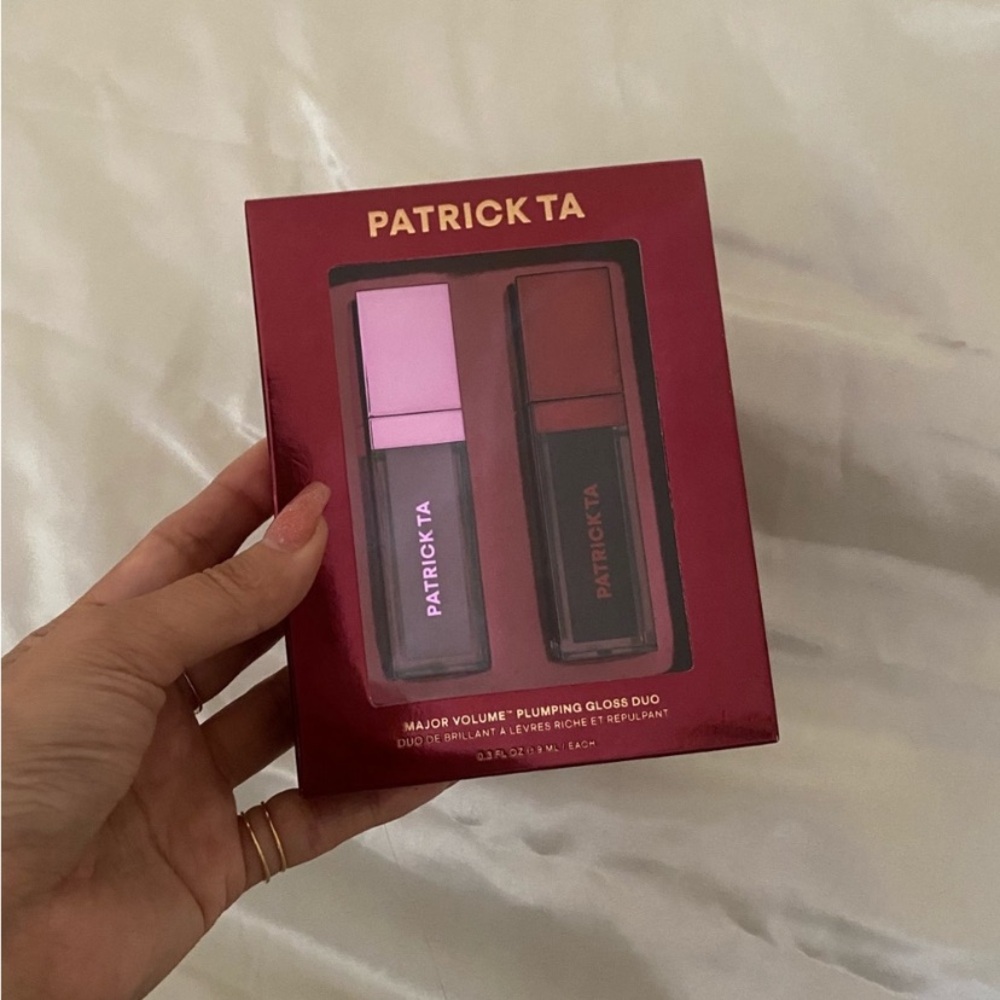 🪞 NEW patrick ta major volume plumping effect gloss duo gloss boxed set of 2